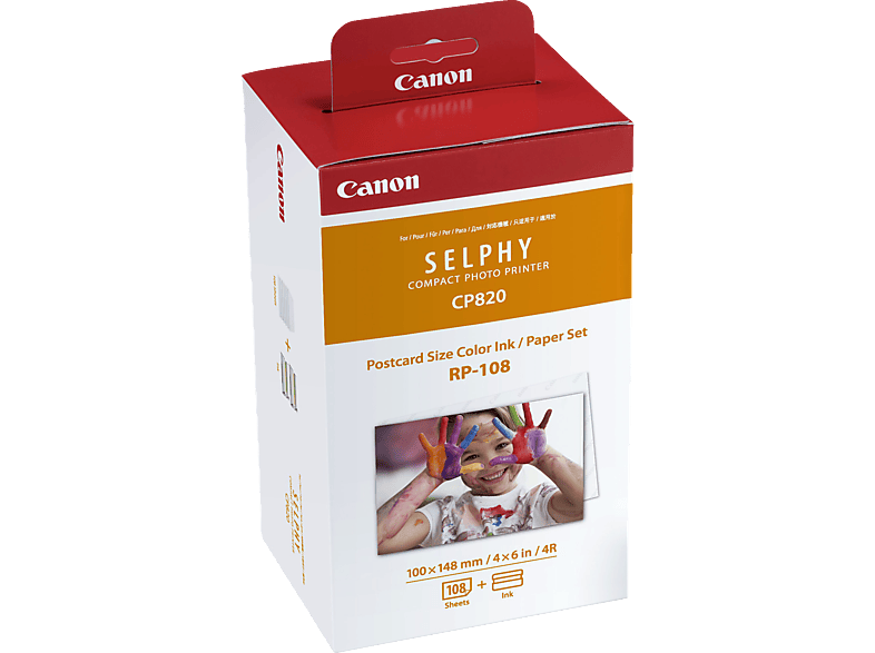 CANON RP-108 108 Folien-Sets Blatt, mm Fotopapier 148 x 2 100