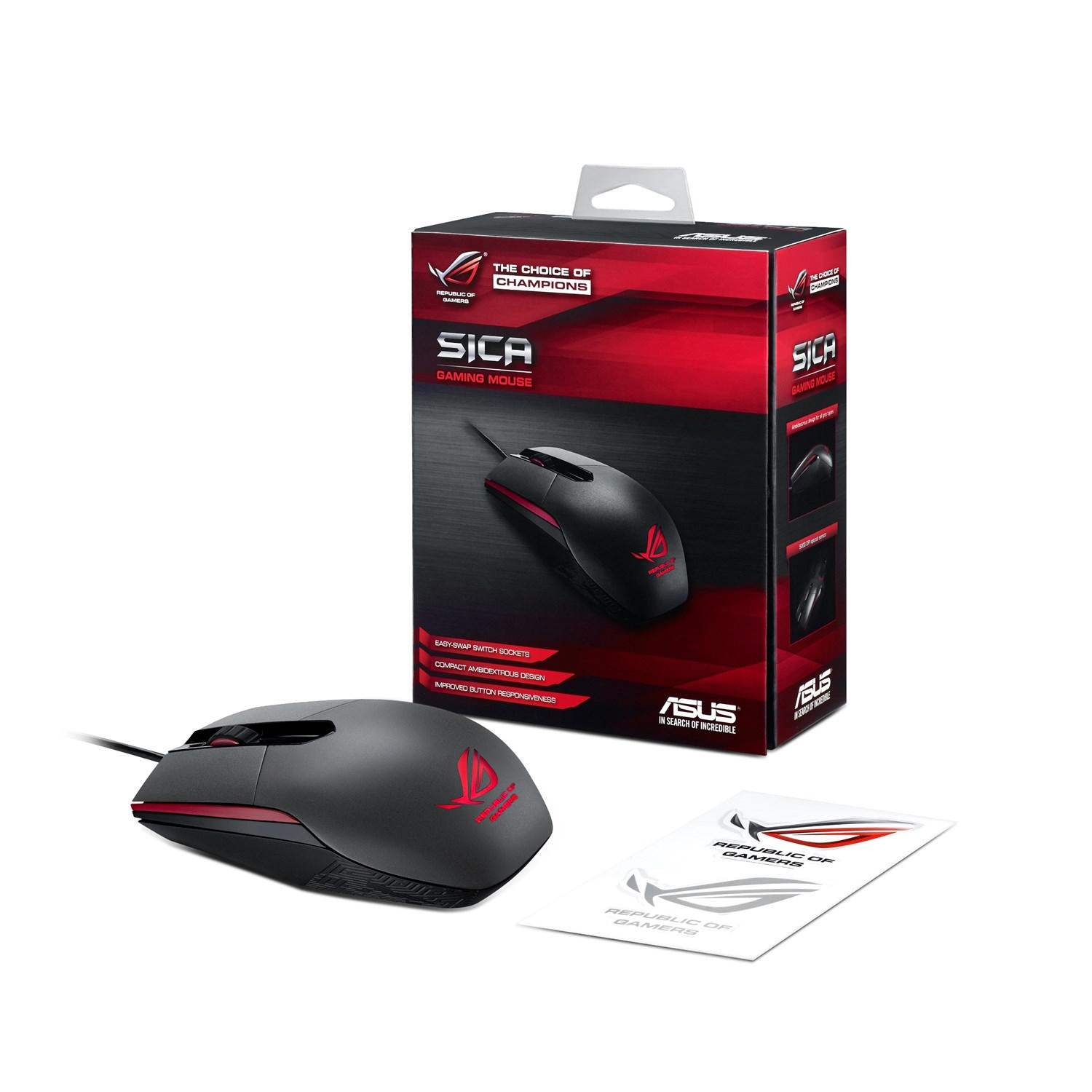 ASUS P301-1A Rog Sıca Ms 3310 3B 5000Dpı Mouse