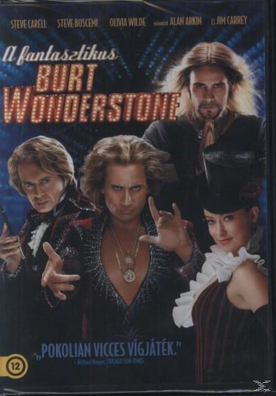 DVD borító színészekkel, A hihetetlen Burt Wonderstone címmel.