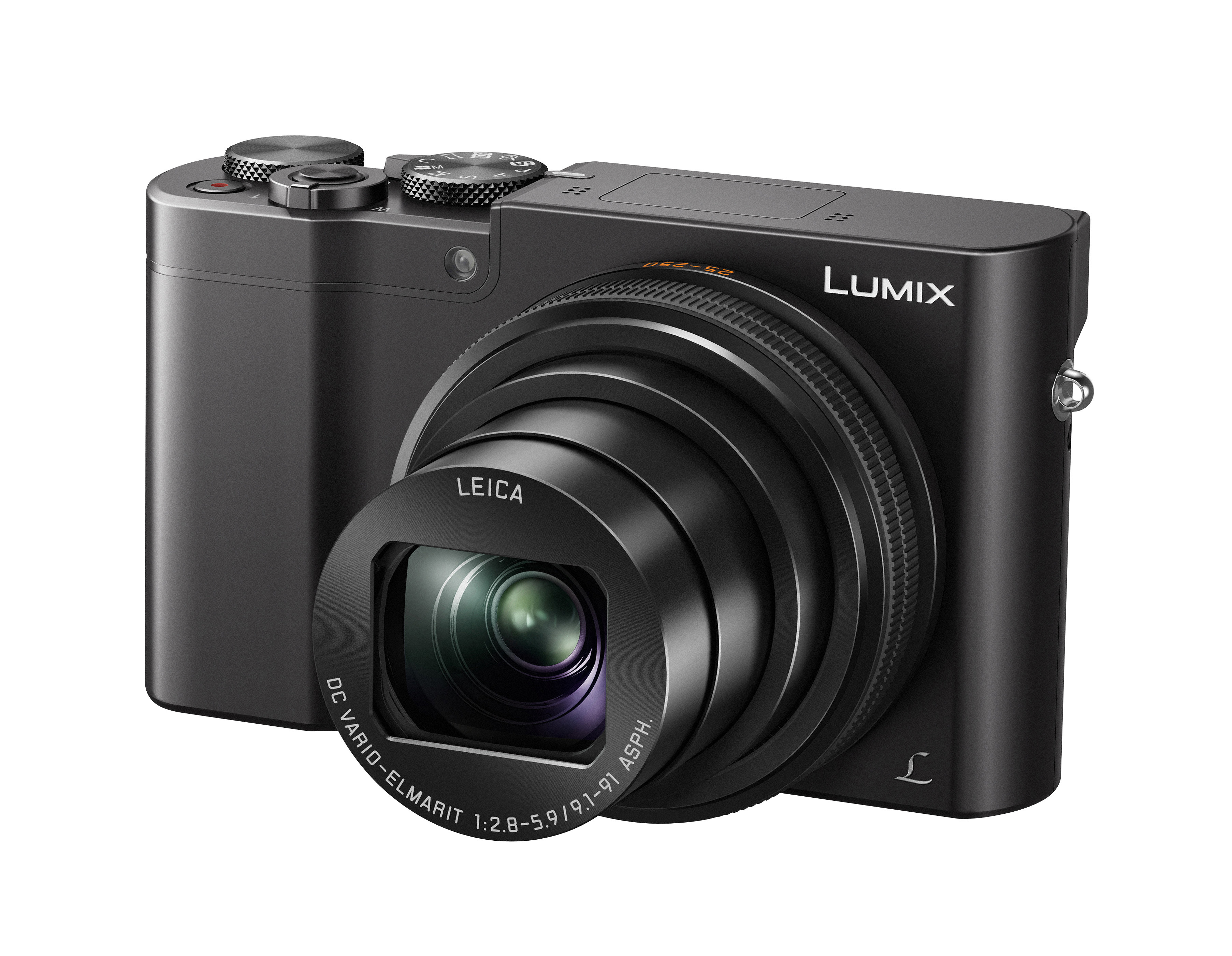 PANASONIC Lumix DMC-TZ101 LEICA Digitalkamera Schwarz, 10x opt. Zoom, LCD-Display