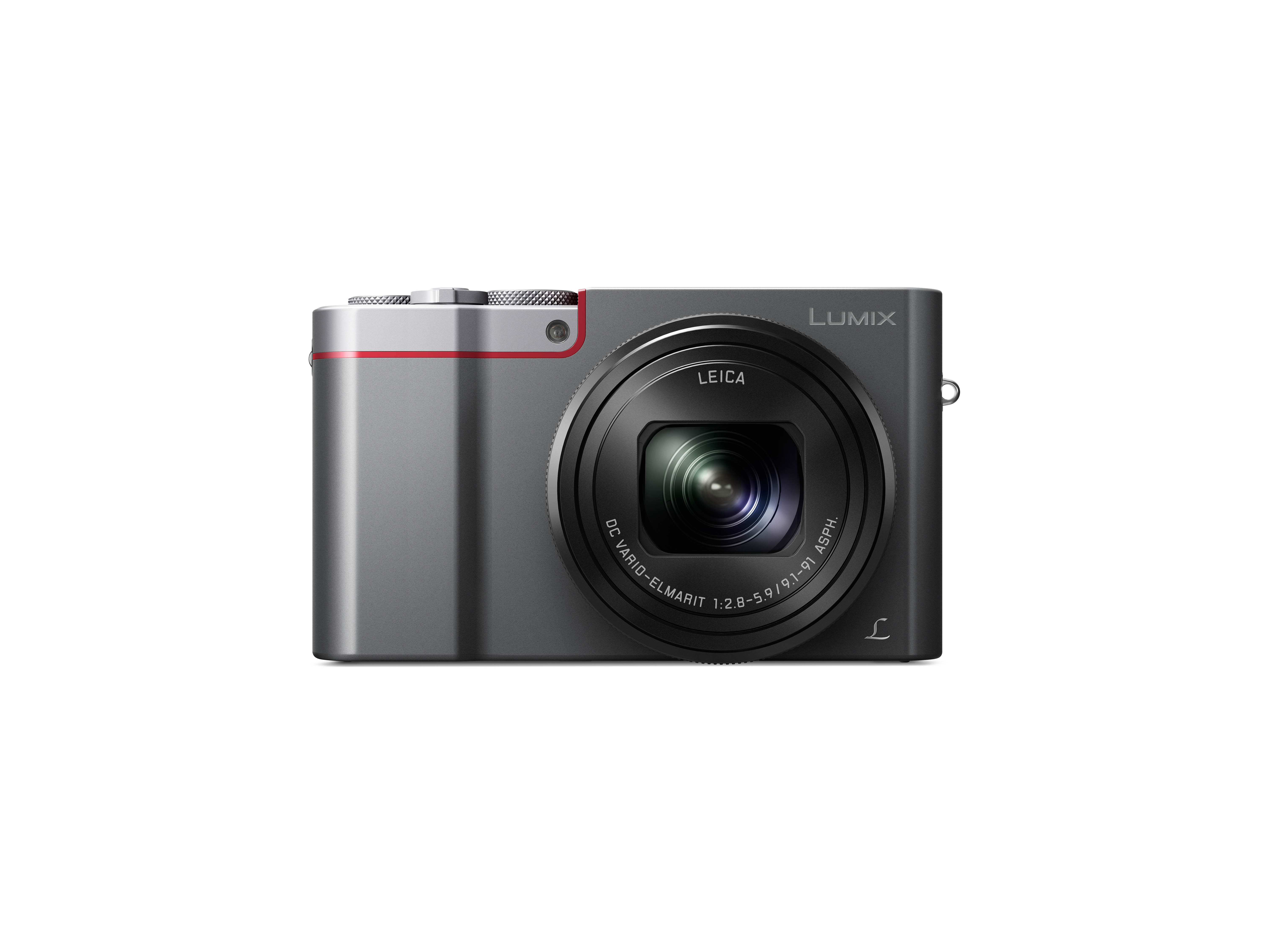 PANASONIC Lumix DMC-TZ101 LEICA Digitalkamera Anthrazit/Silber, 10x opt. Zoom, LCD-Display