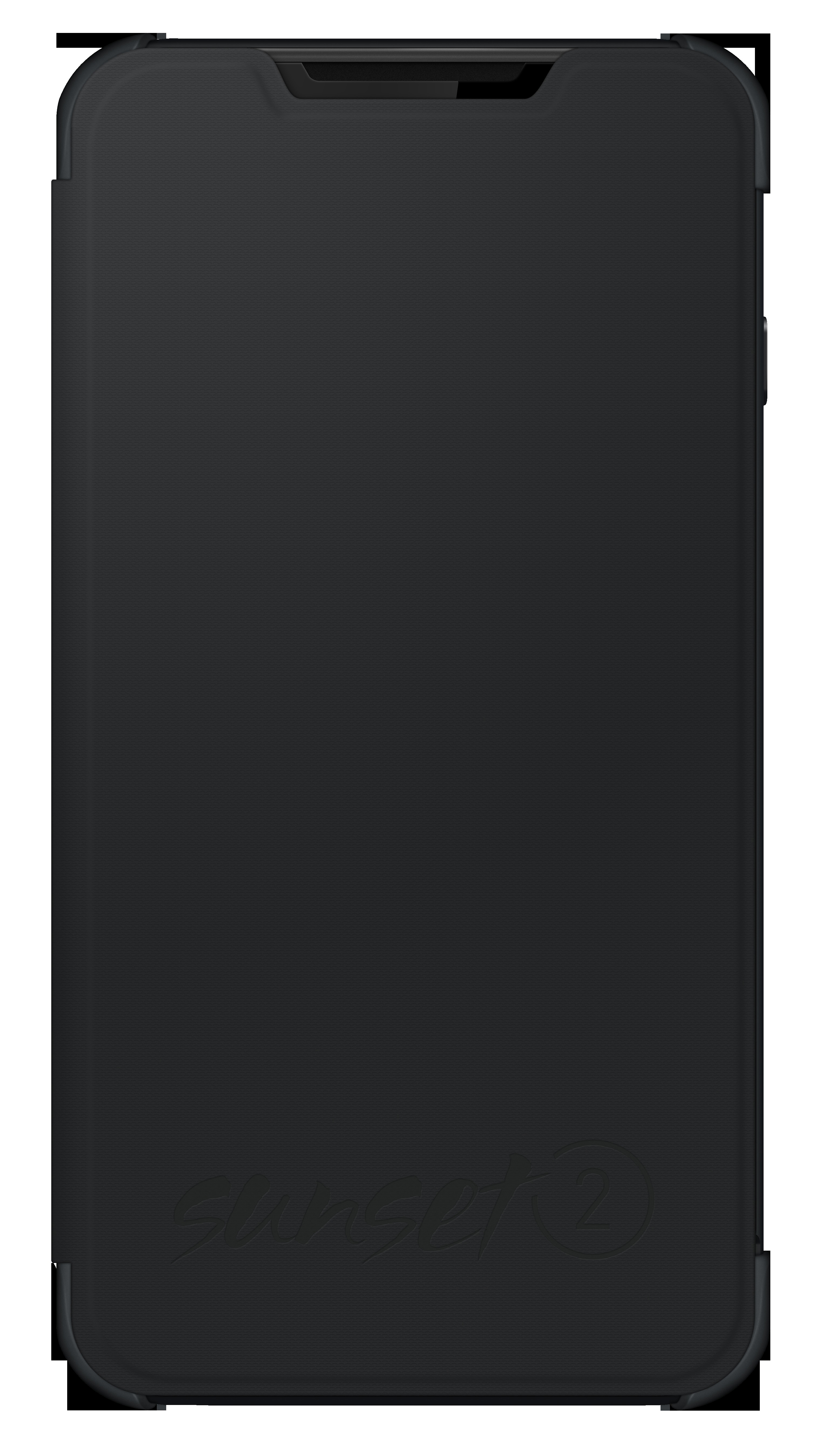 WIKO 95211, Bookcover, Wiko, Sunset 2, Schwarz