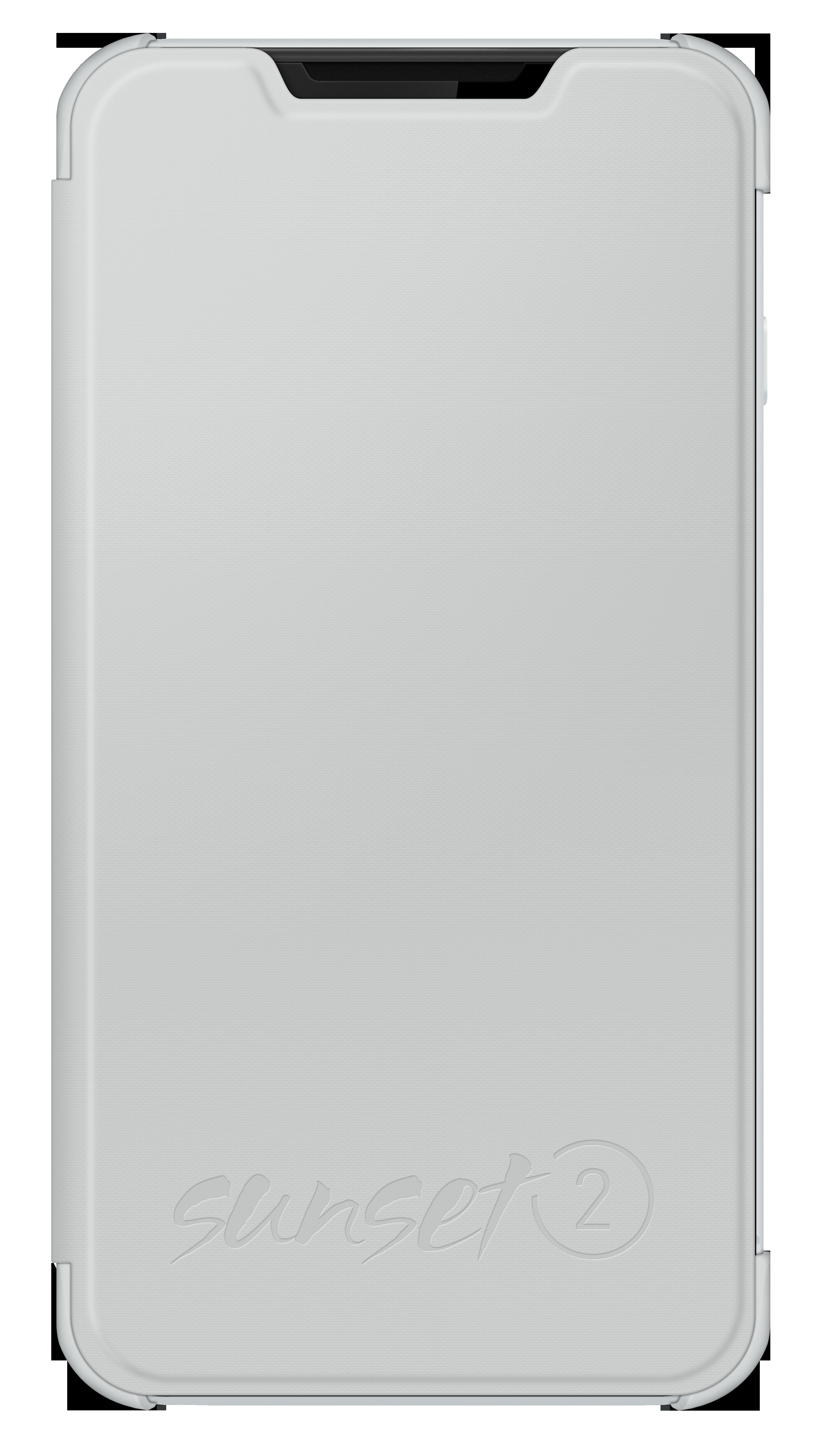 WIKO 95221, Bookcover, Wiko, Sunset 2, Weiß