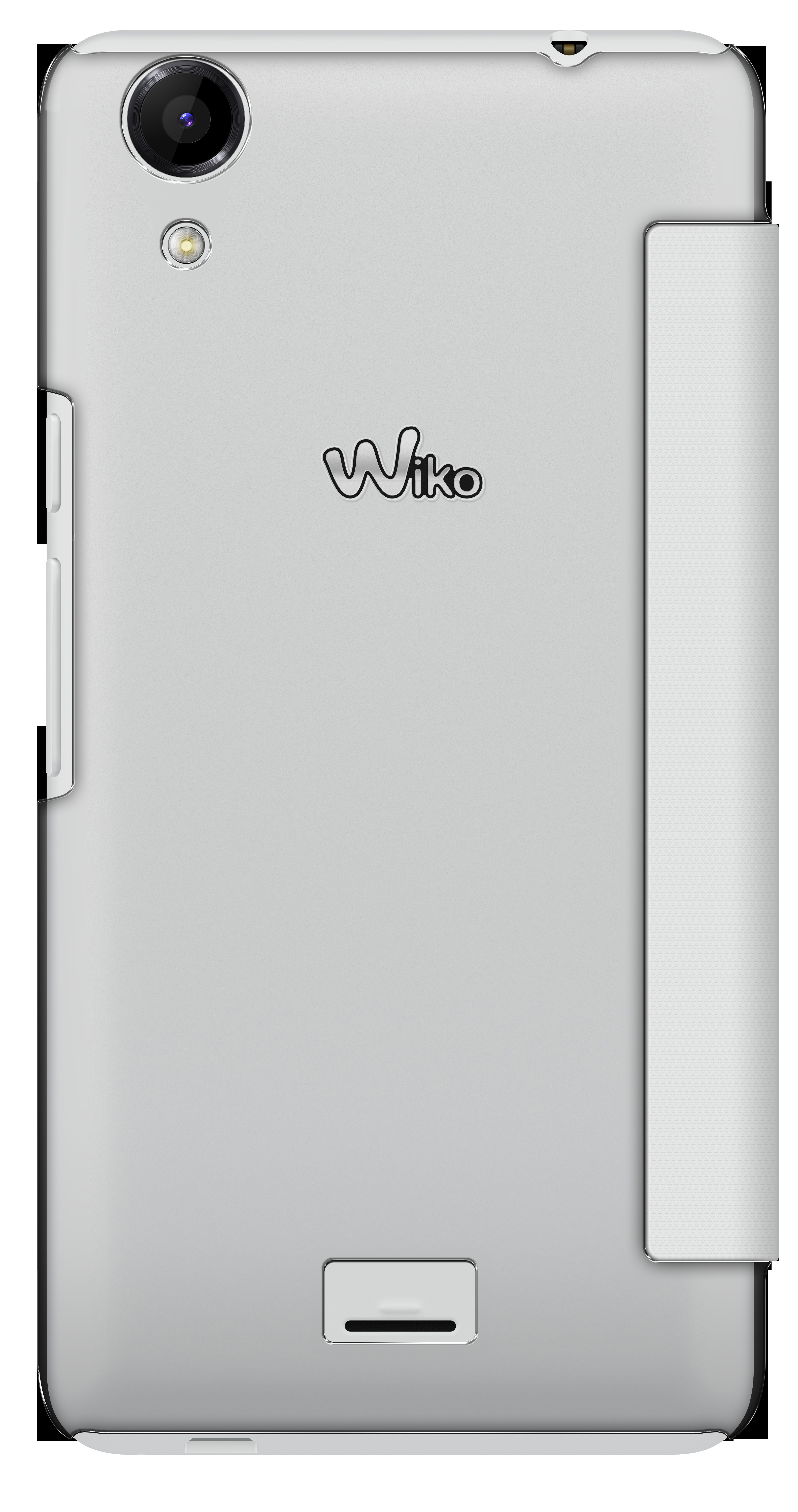WIKO 95121, Bookcover, Wiko, Rainbow Up, Weiß
