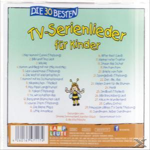 CD-Cover einer TV-Serienlieder-Compilation für Kinder. Eine Bienen-Cartoonfigur ist vorhanden.