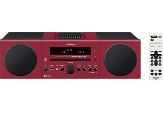 Microcadena - Yamaha MCR-043 Rojo, Bluetooth, Lector CD