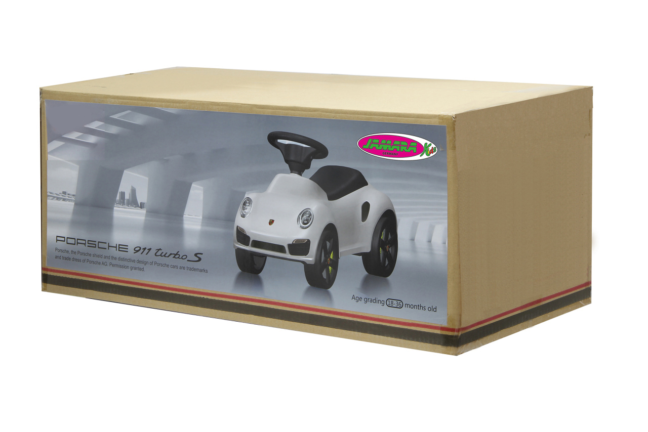 JAMARA KIDS Rutscher Porsche 911 weiss Kinderfahrzeuge, Weiß