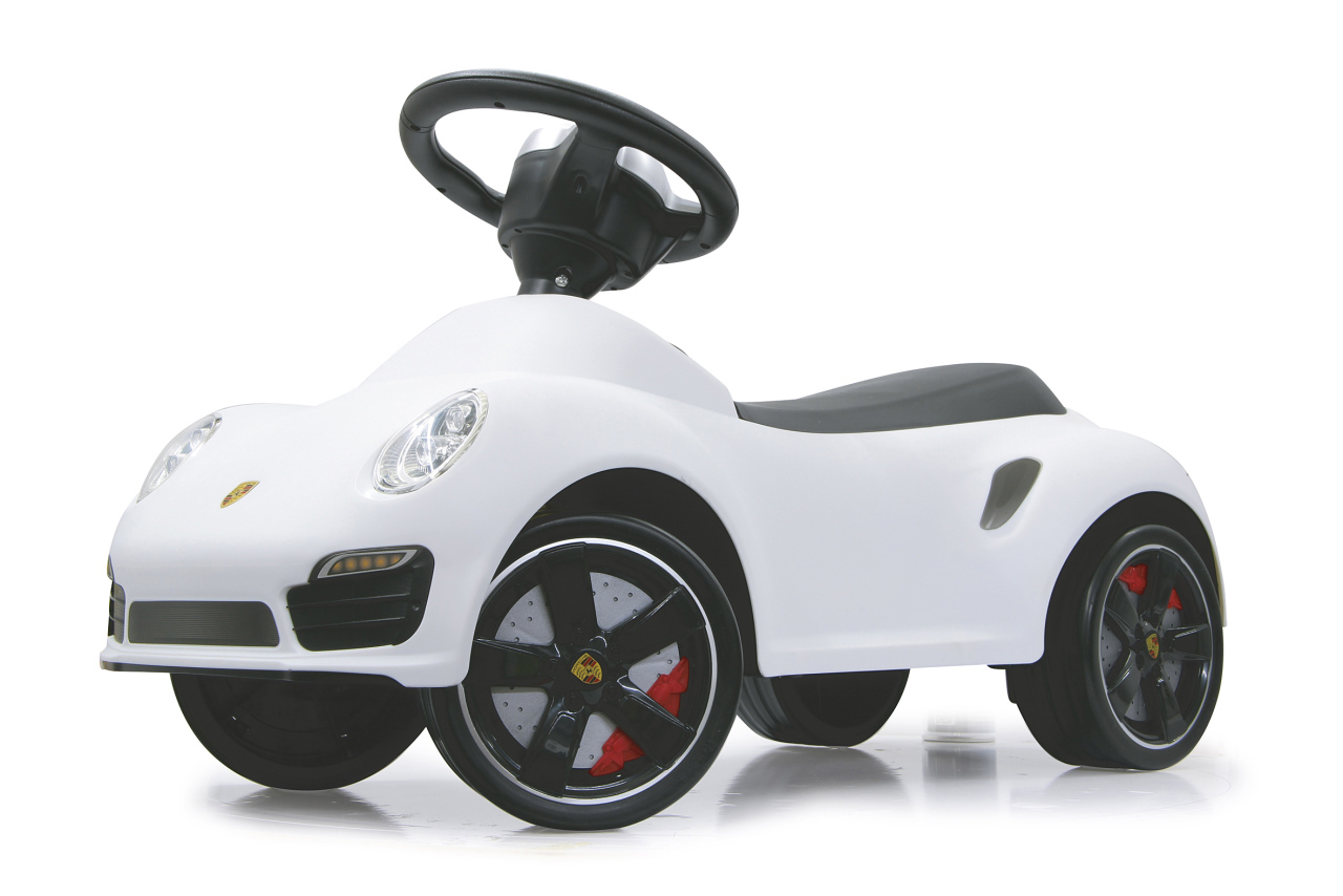 JAMARA KIDS Rutscher Porsche 911 weiss Kinderfahrzeuge, Weiß