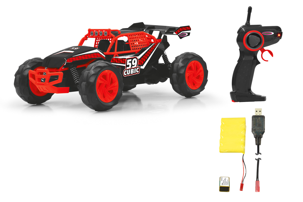 JAMARA 410010 Cubic Desert Buggy 1:14 RC Car, Rot/Schwarz