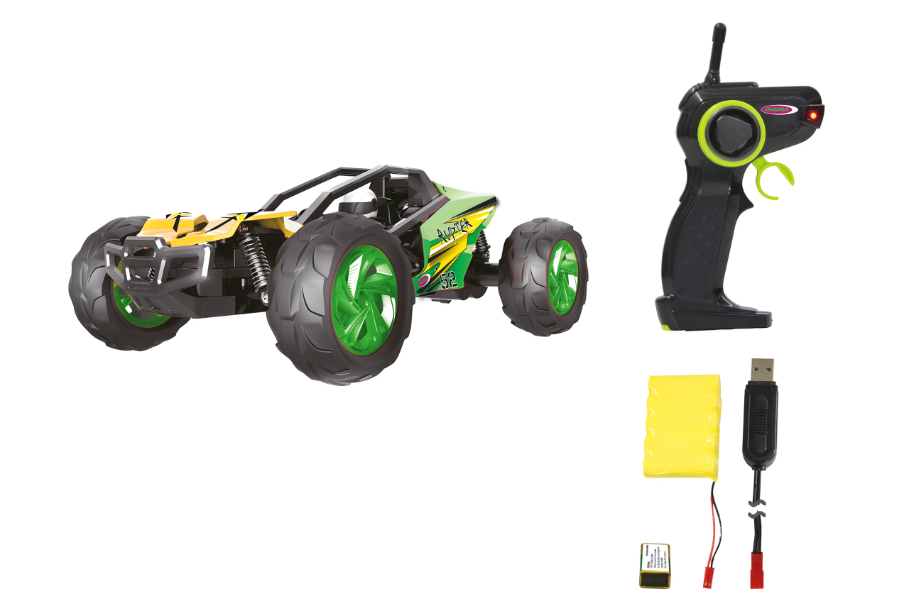 JAMARA 410009 Rupter Buggy 1:14 RC Car, Grün/Schwarz