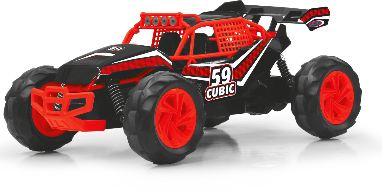 JAMARA 410010 Cubic Desert Buggy 1:14 RC Car, Rot/Schwarz