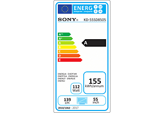 TV LED 55" - Sony KD55SD8505BAEP, Ultra HD 4K, HDR, Android TV, Curva