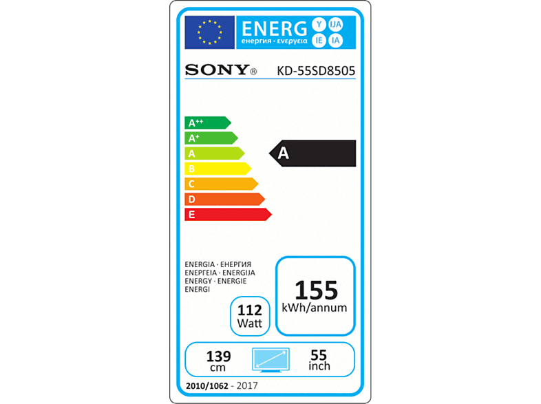 TV LED 55" | Sony KD55SD8505BAEP