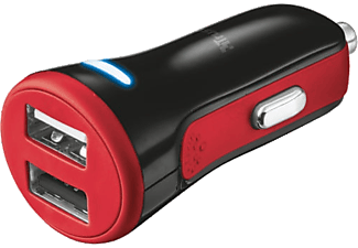 TRUST 20742 20W Çift USB Girişli Araç Şarj Cihazı Kırmızı