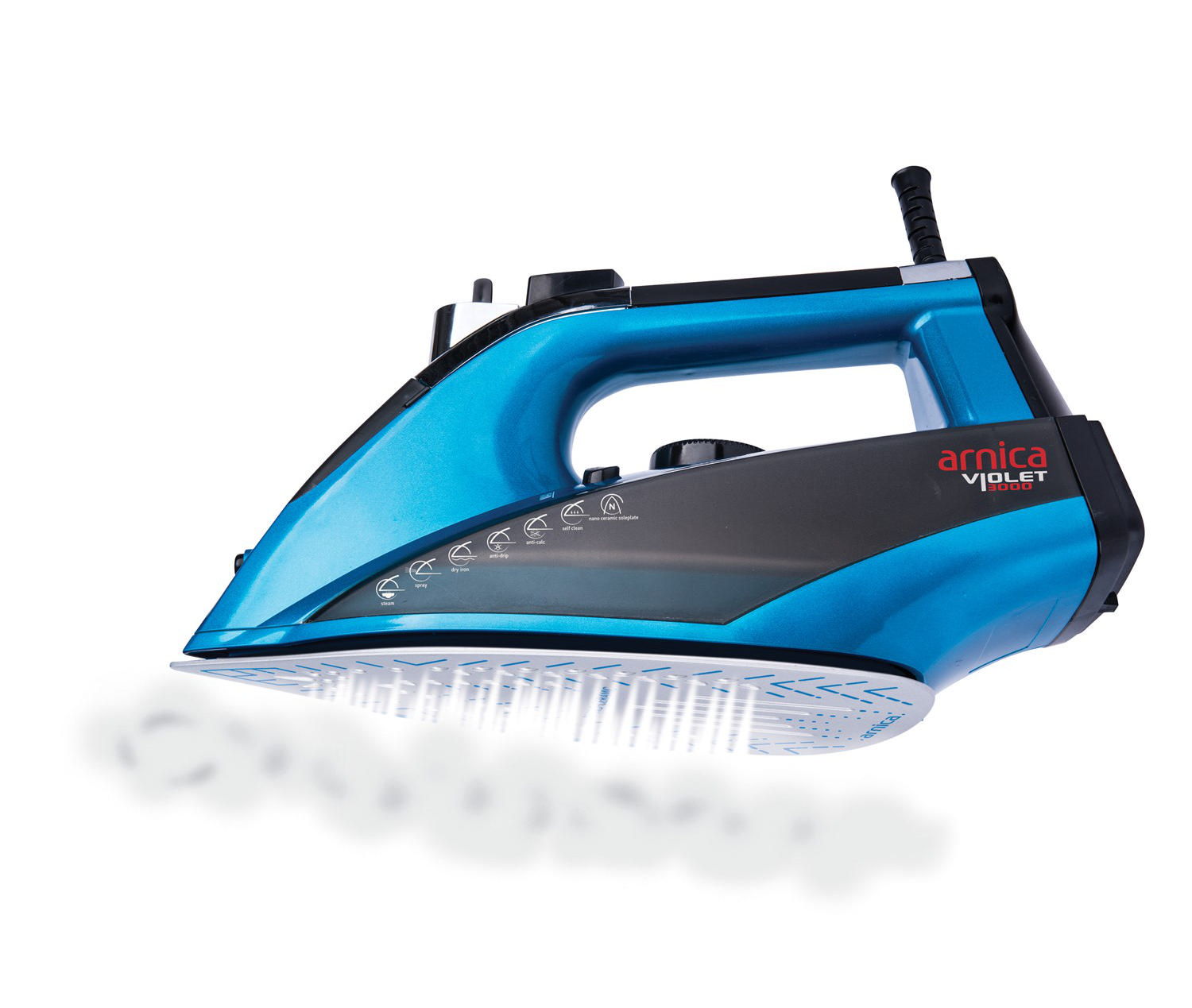 ARNICA Violet 3000 W Nano Seramik Tabanlı Buharlı Ütü