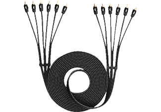AIV Audio-Kabel - Cinch-Stecker (Dunkelgrau)