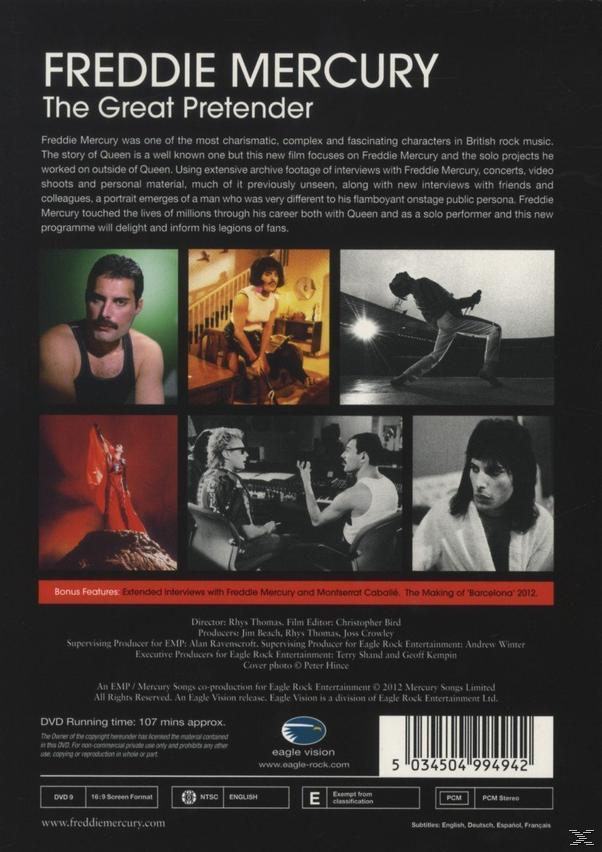 Freddie Mercury - The Great Pretender  - (DVD)