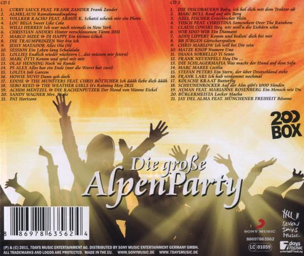 VARIOUS - Die Große Alpenparty  - (CD)