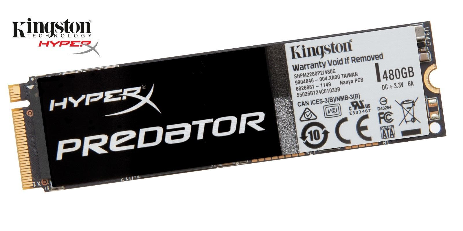 KINGSTON Digital HyperX Predator 480GB PCIe Gen2 x4 M.2 Dahili SSD SHPM2280P2 / 480G