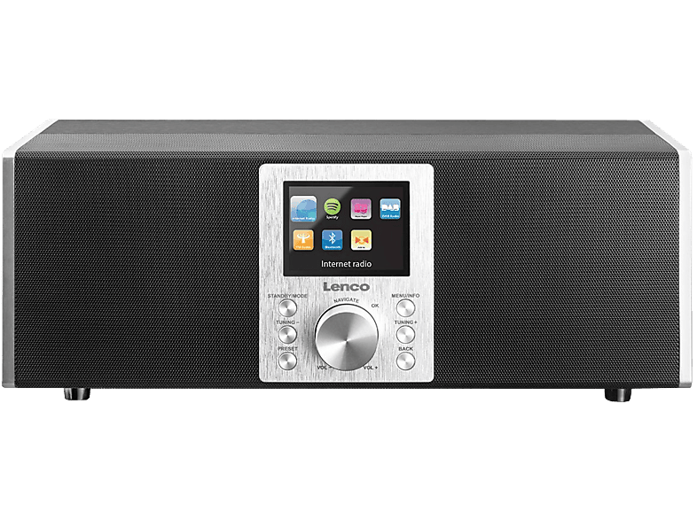 LENCO Concerto DIR-2000 2.1 Bluetooth internet radio Zwart (DIR-2000 BK)