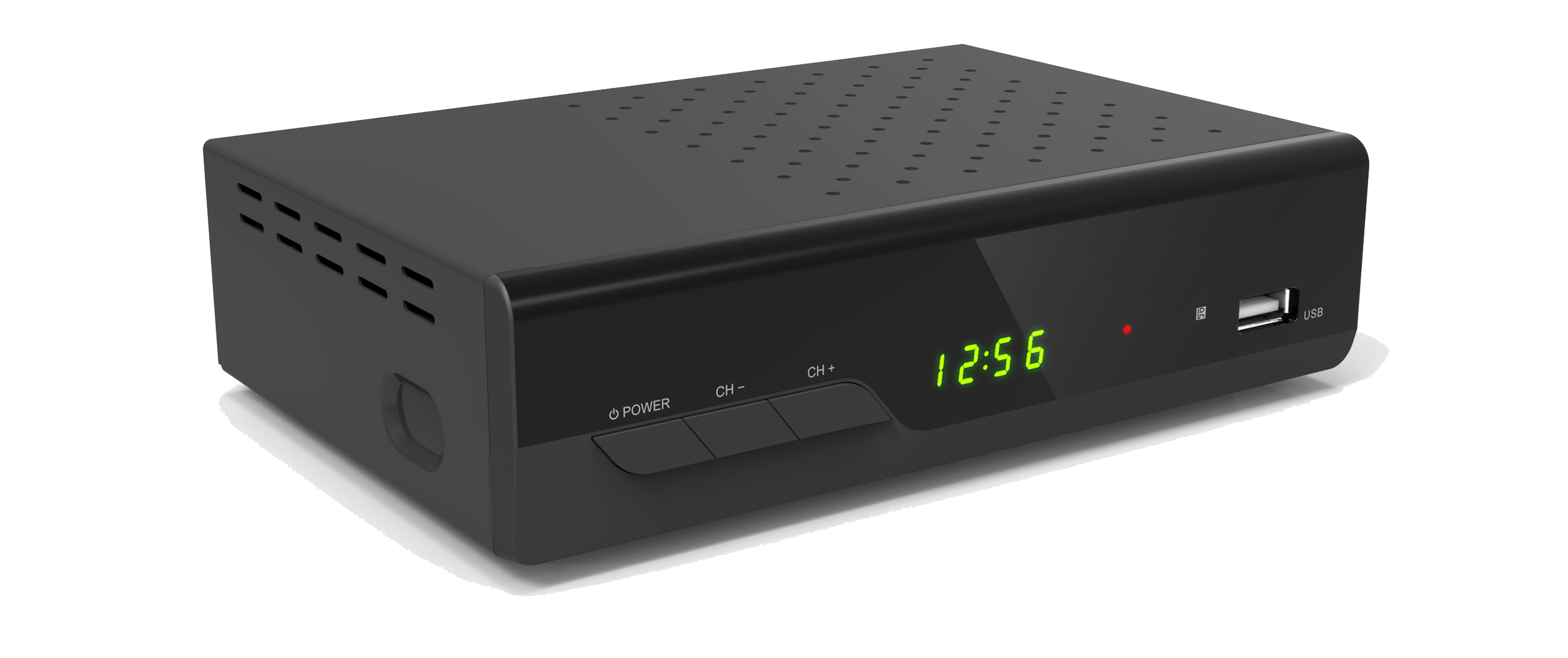 VANTAGE VT-92 T-HD DVB-T2 HD Receiver (DVB-T2 HD, Schwarz)