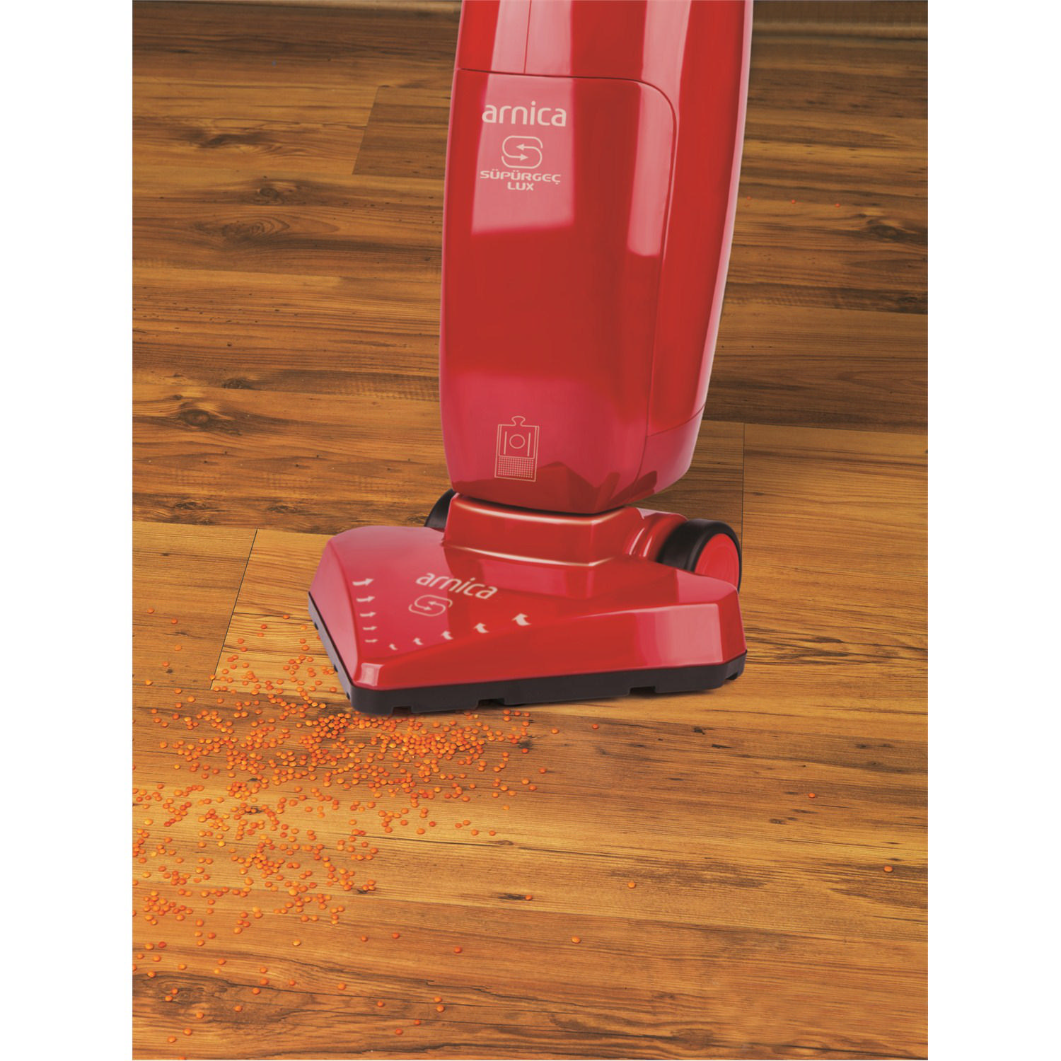 ARNICA Süpürgeç Lüx 1600 W Dikey Elektrikli Süpürge Kırmızı
