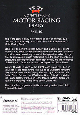 Gentlemans Motor Racing Diary 10 DVD