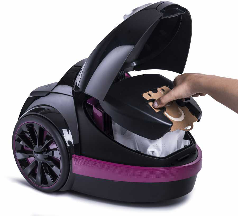 ARNICA Terra Plus 1600 W Toz Torbalı Pembe Elektrikli Süpürge