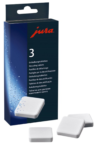 Pack 3x3 Pastillas descalcificación jura 61848 descalcificadoras 3 unidades 17g