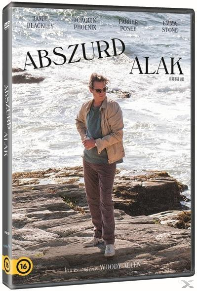 Film DVD borítója egy férfiról, aki sziklákon áll a tenger közelében. Szöveg felette.