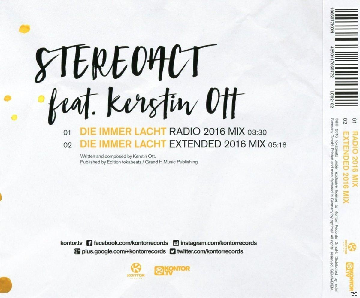 Stereoact, Kerstin Ott - Die Immer Lacht (2-Track)  - (5 Zoll Single CD (2-Track))