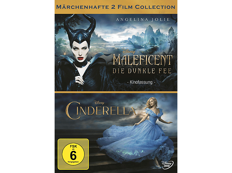 Maleficent - Die Fee/Cinderella dunkle DVD (Doppelpack)