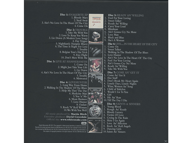 Thumbnail - Whitesnake - Little Box 'o' Snakes-Sunburst Years 1978-1982 (CD)
