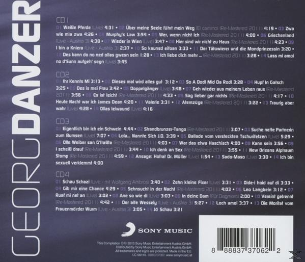 CD-Cover mit Titelliste und Text auf Deutsch von Georg Danzer.
