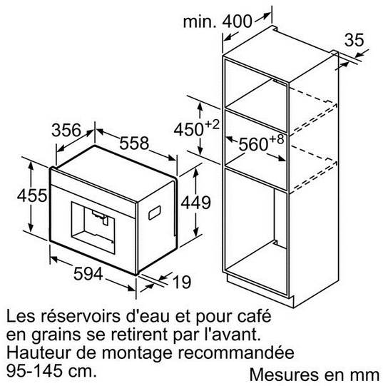 BOSCH Inbouw espressomachine (CTL636ES6)