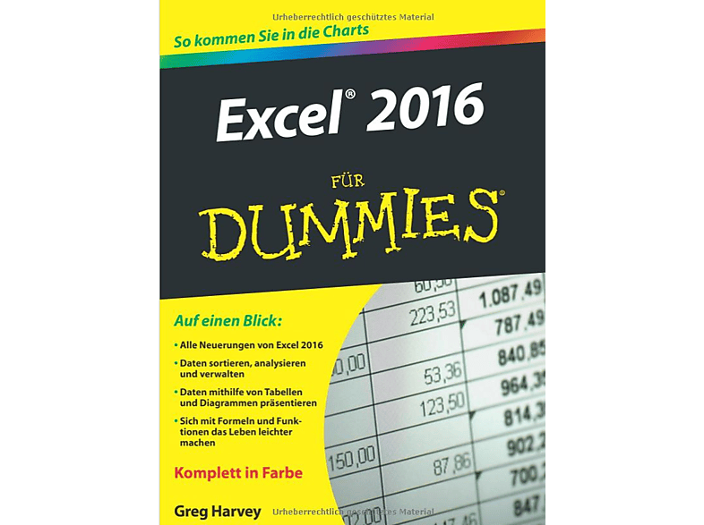 excel 2016 for dummies