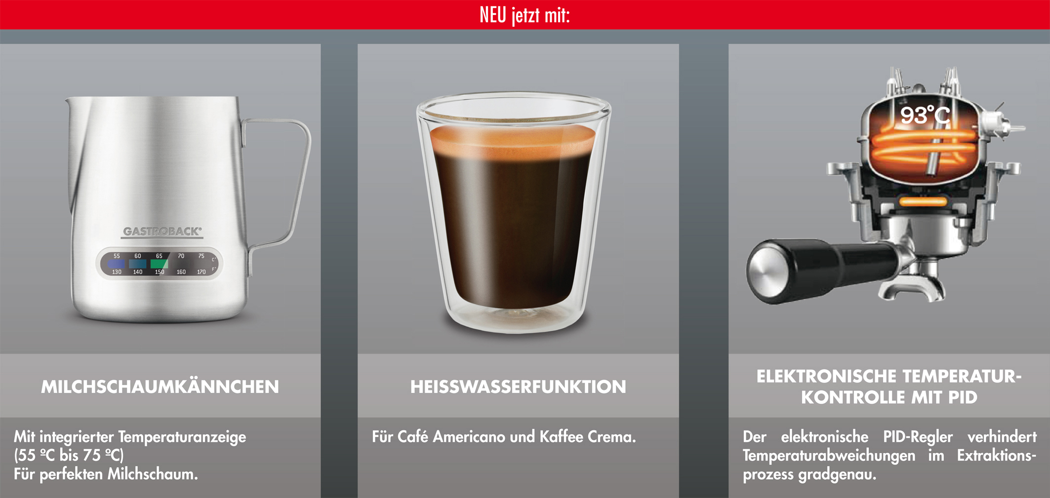 GASTROBACK 42612 S Advanced Pro G s Espressomaschine Edelstahl