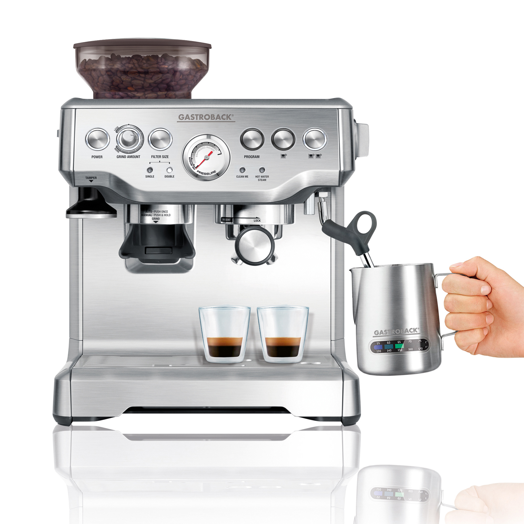 GASTROBACK 42612 S Advanced Pro G s Espressomaschine Edelstahl