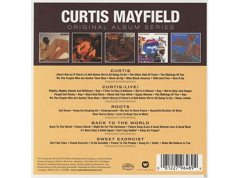 Thumbnail - Curtis Mayfield - Original Album Series (CD)