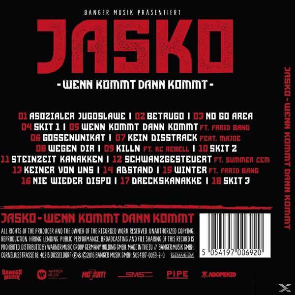 Jasko - Wenn Kommt Dann Kommt  - (CD)