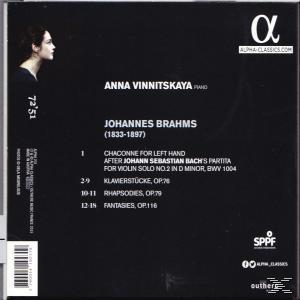 Anna Vinnitskaya - Bach-Brahms  - (CD)