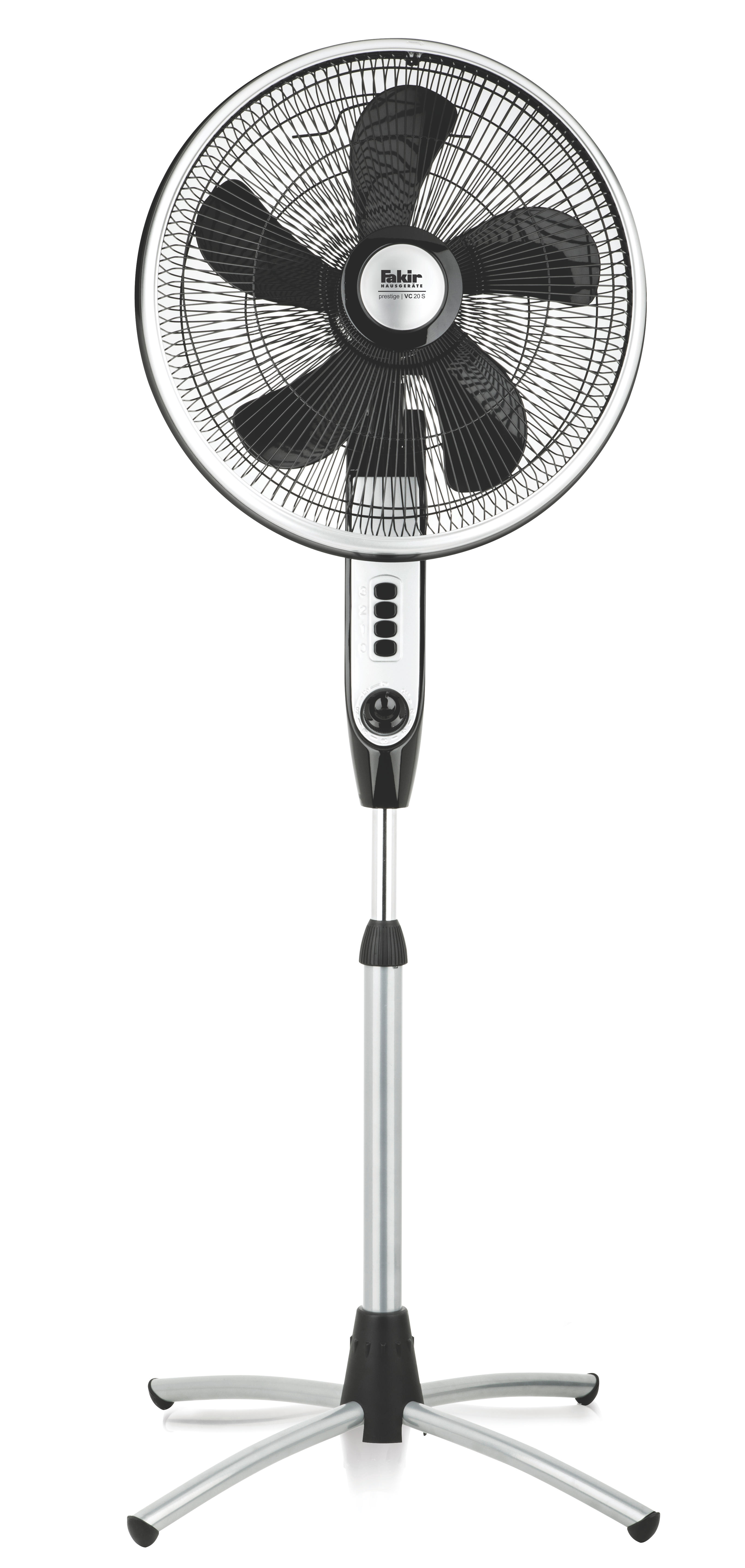 FAKIR VC 20 S Standventilator Silber/Anthrazit (55 Watt)