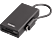 HAMA 54141 SD/MIC-SD+HUB 1-PORT USB2 OTG - Kartenleser (Schwarz)