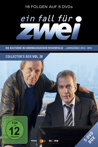 DVD-Cover: Zwei Männer in Anzügen. Titel: Ein Fall für Zwei.