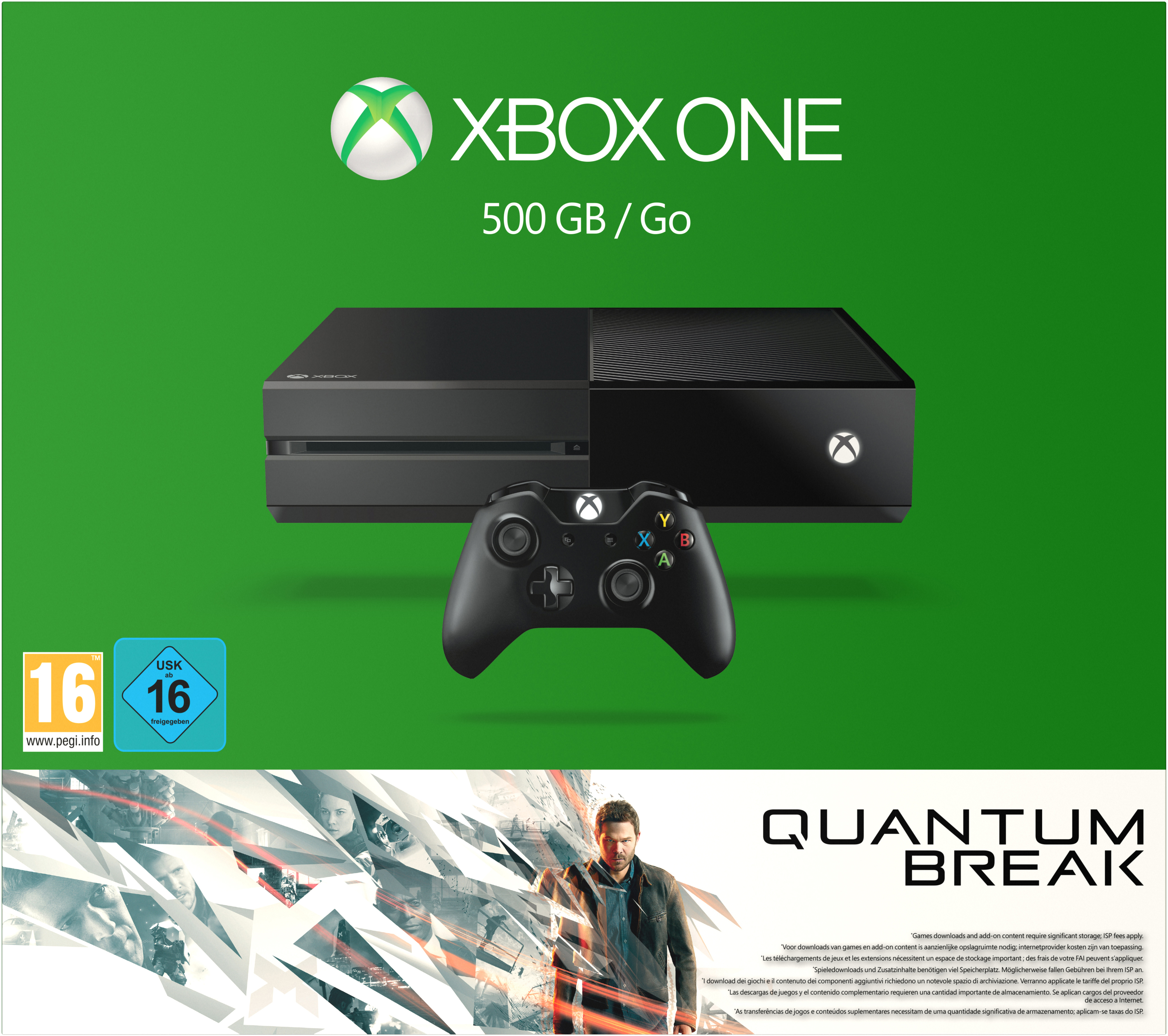 MICROSOFT Xbox One 500GB Quantum Break Konsolen-Bundle
