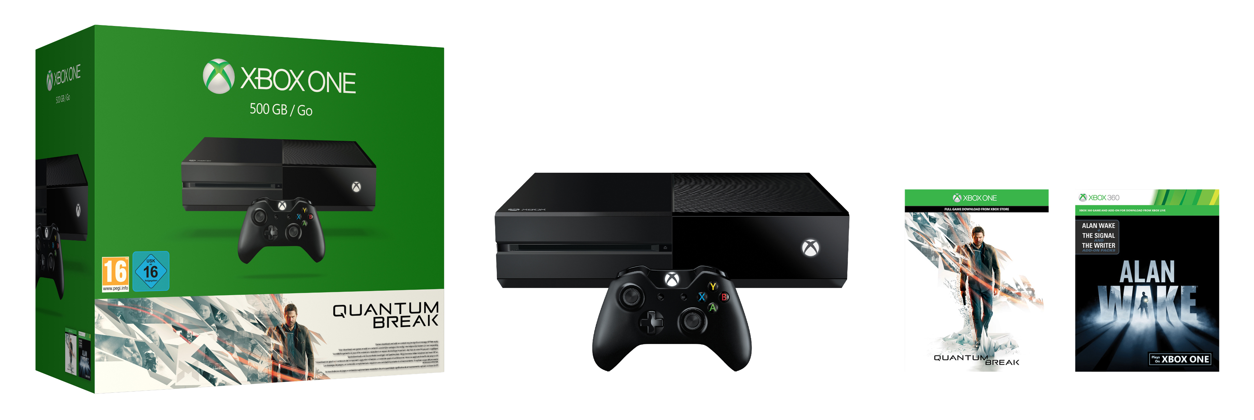 MICROSOFT Xbox One 500GB Quantum Break Konsolen-Bundle