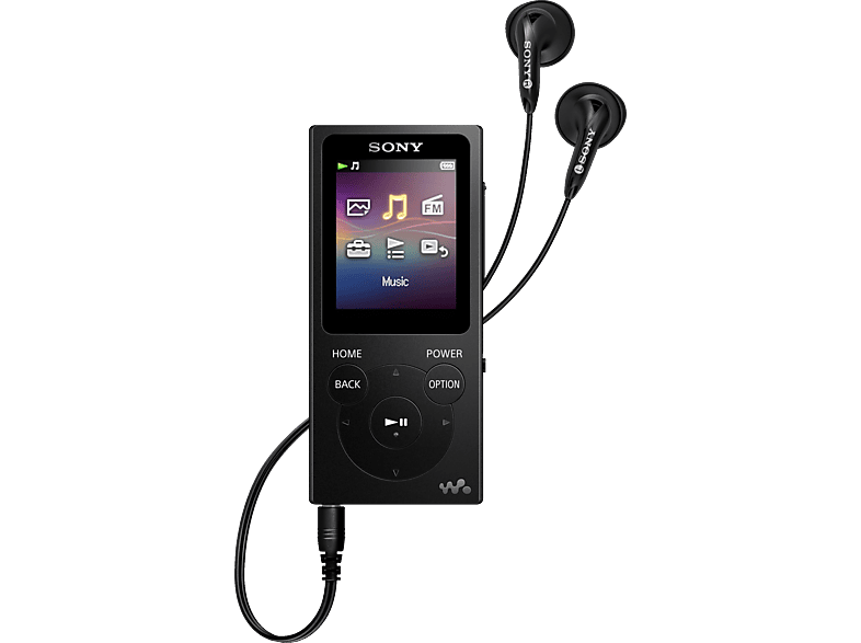 SONY Walkman NW-E394 GB, Schwarz) Mp3-Player (8