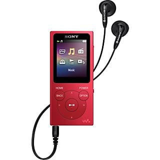 SONY NW-E394R - MP3 Player (8 GB, Rot)