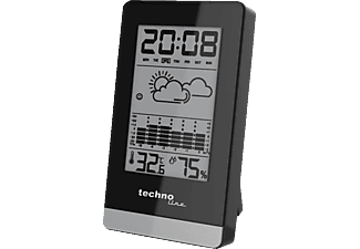 TECHNOLINE WS 9125 - Wetterstation (Schwarz/Silber)