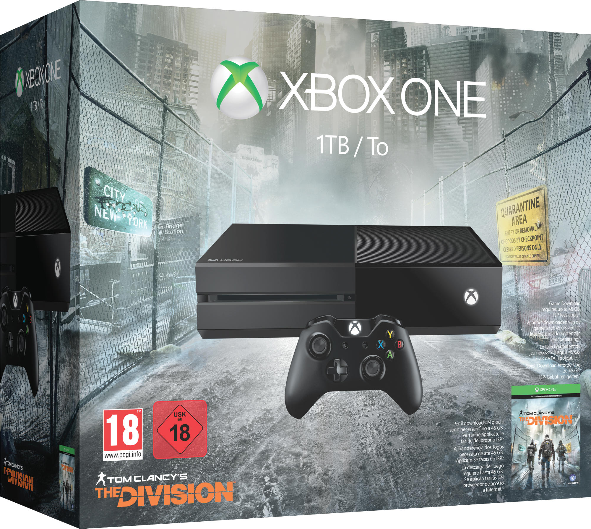 MICROSOFT Xbox One 1TB Tom Clancy‘s The Division Bundle